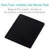 Elecom MP-SL01BK Mouse Pad, Soft Leather, Small, Black view 2