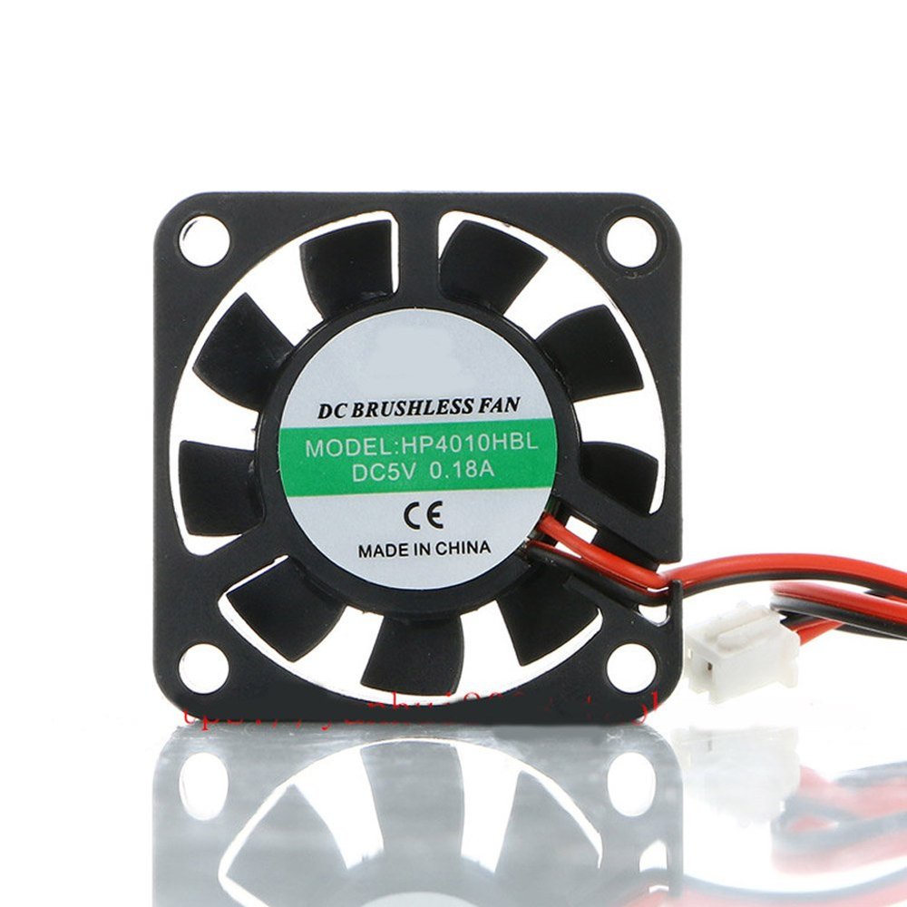 4CM Fan DC5V/12V/24V 4CM dc Fan 4010 Computer Fan 40 * 40 * 10MM (DC5V Ball Bearing 2pin)