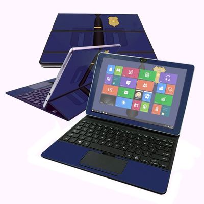 MightySkins Skin Compatible with Samsung Galaxy Book 10.6" - Policeman | Protective, Durable, and Unique Vinyl Decal wrap Cover | Easy to Apply, Remove, and Change Styles | Made in The USA