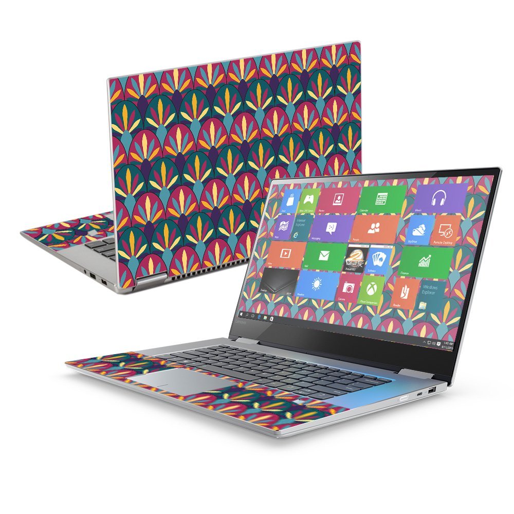 MightySkins Skin Compatible with Lenovo Yoga 720 15" (2017) - Bold Tile | Protective, Durable, and Unique Vinyl Decal wrap Cover | Easy to Apply, Remove, and Change Styles | Made in The USA