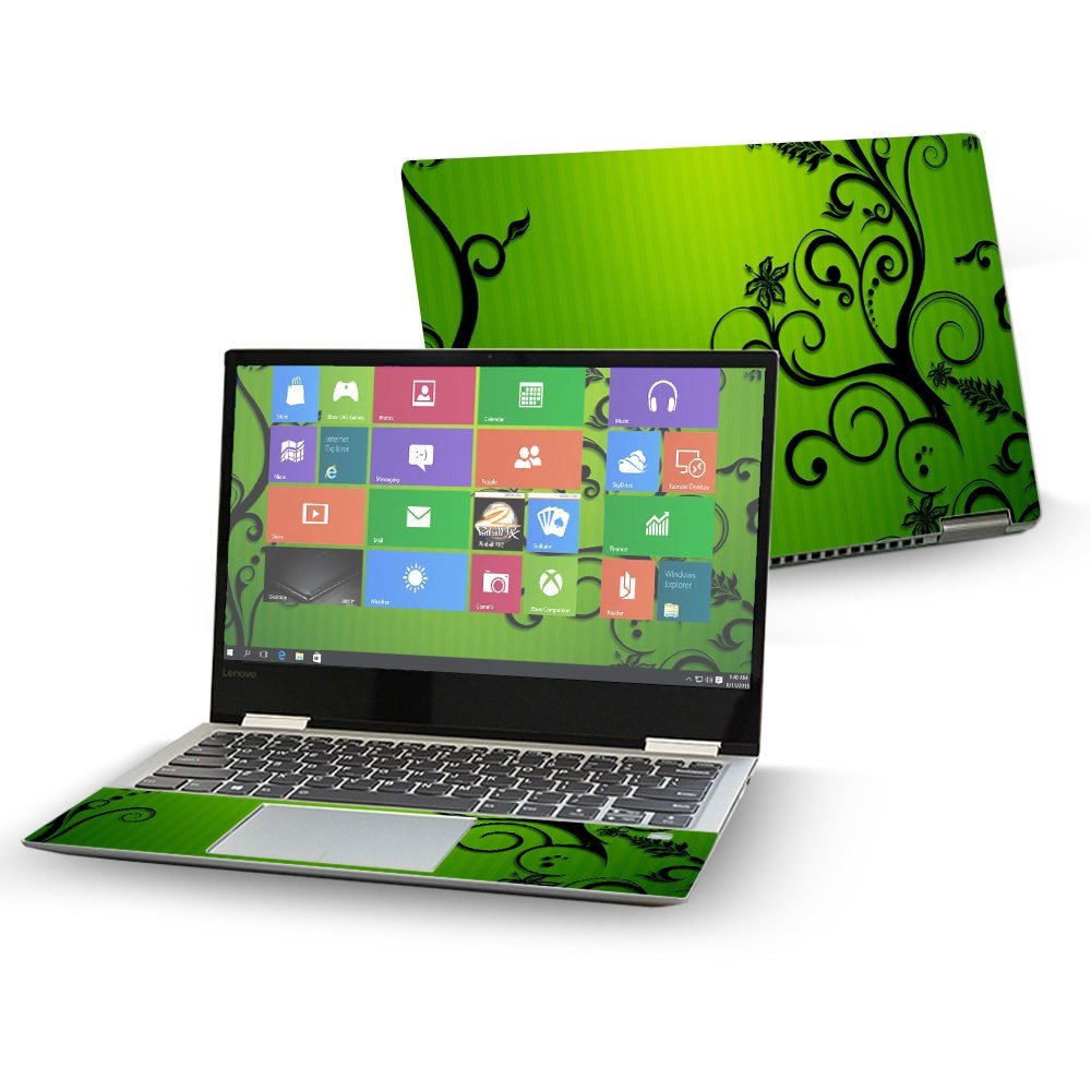 Mightyskins Skin Compatible with Lenovo Yoga 720 13" (2017) - Floral Flourish | Protective, Durable, and Unique Vinyl Decal Wrap Cover | Easy to Apply, Remove, and Change Styles | Made in The USA