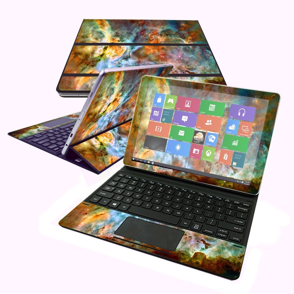 MightySkins Skin Compatible with Samsung Galaxy Book 10.6" - Space Cloud | Protective, Durable, and Unique Vinyl Decal wrap Cover | Easy to Apply, Remove, and Change Styles | Made in The USA