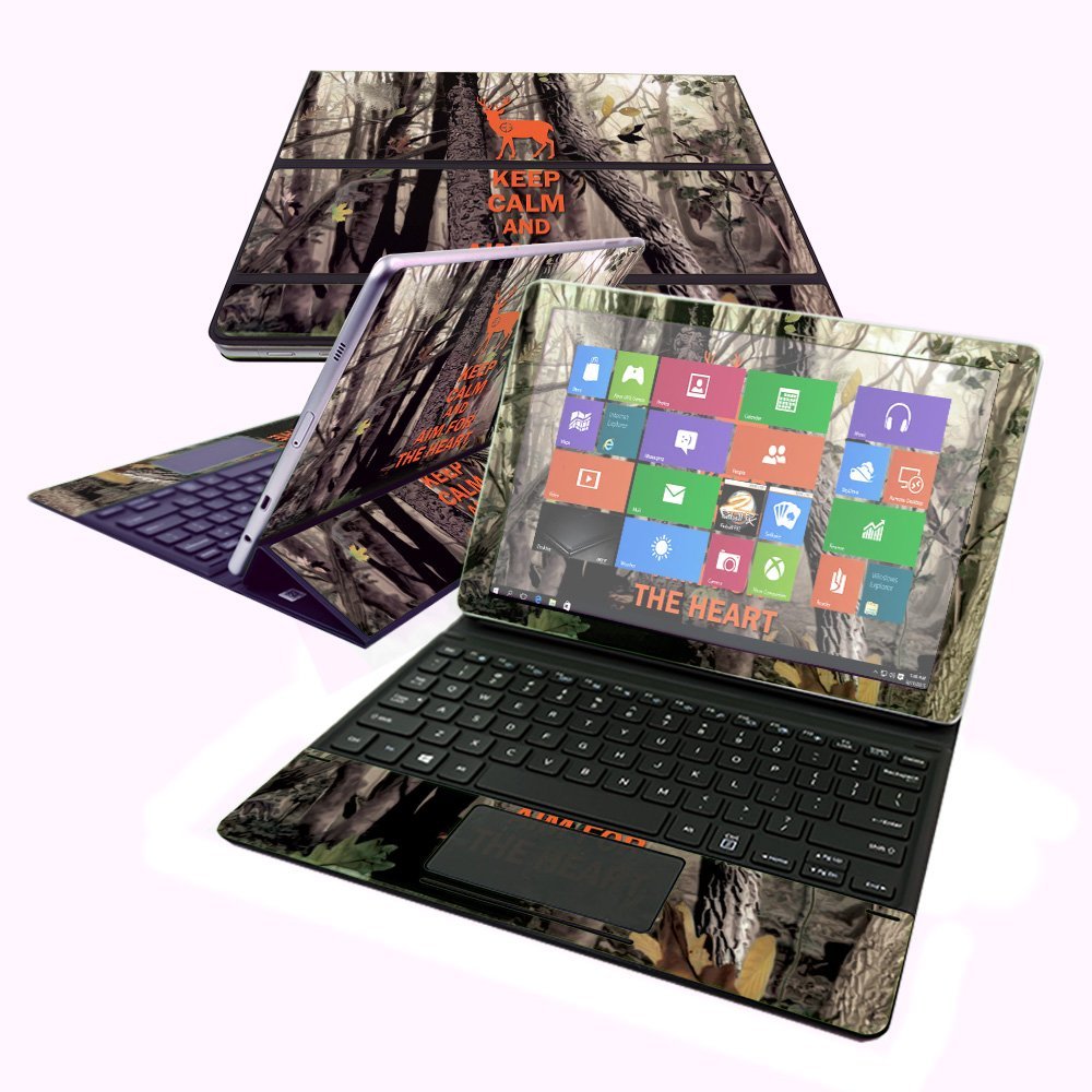 MightySkins Skin Compatible with Samsung Galaxy Book 10.6" - Deer Hunter | Protective, Durable, and Unique Vinyl Decal wrap Cover | Easy to Apply, Remove, and Change Styles | Made in The USA