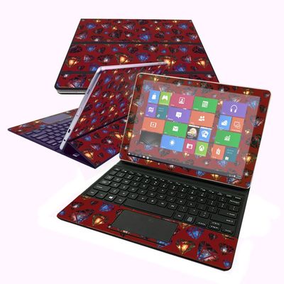 MightySkins Skin Compatible with Samsung Galaxy Book 10.6" - Diamond Galaxy | Protective, Durable, and Unique Vinyl Decal wrap Cover | Easy to Apply, Remove, and Change Styles | Made in The USA
