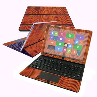 MightySkins Skin Compatible with Samsung Galaxy Book 10.6" - Knotty Wood | Protective, Durable, and Unique Vinyl Decal wrap Cover | Easy to Apply, Remove, and Change Styles | Made in The USA