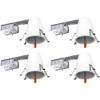 4" Inch Remodel LED Recessed Can Housing Air Tight IC UL Listed and Title 24 Certified Four Bros Lighting (4 Pack) view 1