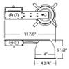 4" Inch Remodel LED Recessed Can Housing Air Tight IC UL Listed and Title 24 Certified Four Bros Lighting (4 Pack) view 4