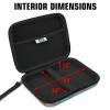 USA Gear Portable WiFi Hotspot for Travel Carrying Case - Internet Booster Case with Wrist Strap Compatible with 4G LTE Wi-Fi Mobile Hotspots from Verizon Orbic, Netgear, Huawei, GlocalMe - Southwest view 2