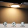 TORCHSTAR 6-Pack 6 Inch Ultra-Thin LED Recessed Light, CRI90 12W, 3000K view 2