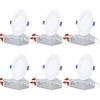 TORCHSTAR 6-Pack 4 Inch Ultra-Thin LED Recessed Lighting, CRI90, 3000K view 1
