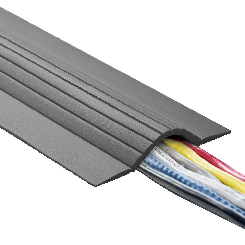 UT Wire 10FT Cable Blanket Low Profile Cord Cover and Protector, Gray