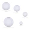 Supla 20 Pack Chinese White Paper Lantern Round 4 6 8 10 12 White Hanging Lanterns Wedding Party Decorations view 2