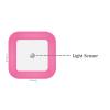 Elsent [ Pack of 4 ] Red LED Night Lights for Sleeping, Plug into Wall Lights with Light Sensor (Unique Pink Cover Design) view 4