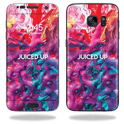 MightySkins Skin Compatible with Samsung Galaxy S7 Juiced Up | Protective, Durable, and Unique Vinyl Decal wrap Cover | Easy to Apply, Remove, and Change Styles | Made in The USA