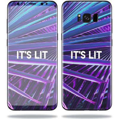 MightySkins Skin Compatible with Samsung S8 Plus - Its Lit | Protective, Durable, and Unique Vinyl Decal wrap Cover | Easy to Apply, Remove, and Change Styles | Made in The USA