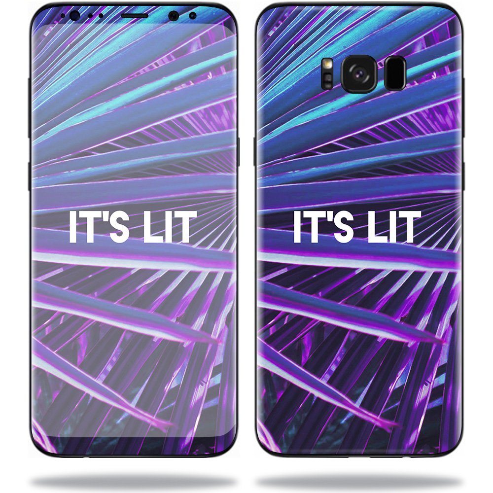 MightySkins Skin Compatible with Samsung S8 Plus - Its Lit | Protective, Durable, and Unique Vinyl Decal wrap Cover | Easy to Apply, Remove, and Change Styles | Made in The USA