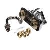 T&S Brass B-1146-01 Work Board Faucet, Wall Mount, 4" Centers, 131X Swivel Gooseneck, Lever Handles view 1
