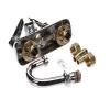 T&S Brass B-1146-01 Work Board Faucet, Wall Mount, 4" Centers, 131X Swivel Gooseneck, Lever Handles view 4