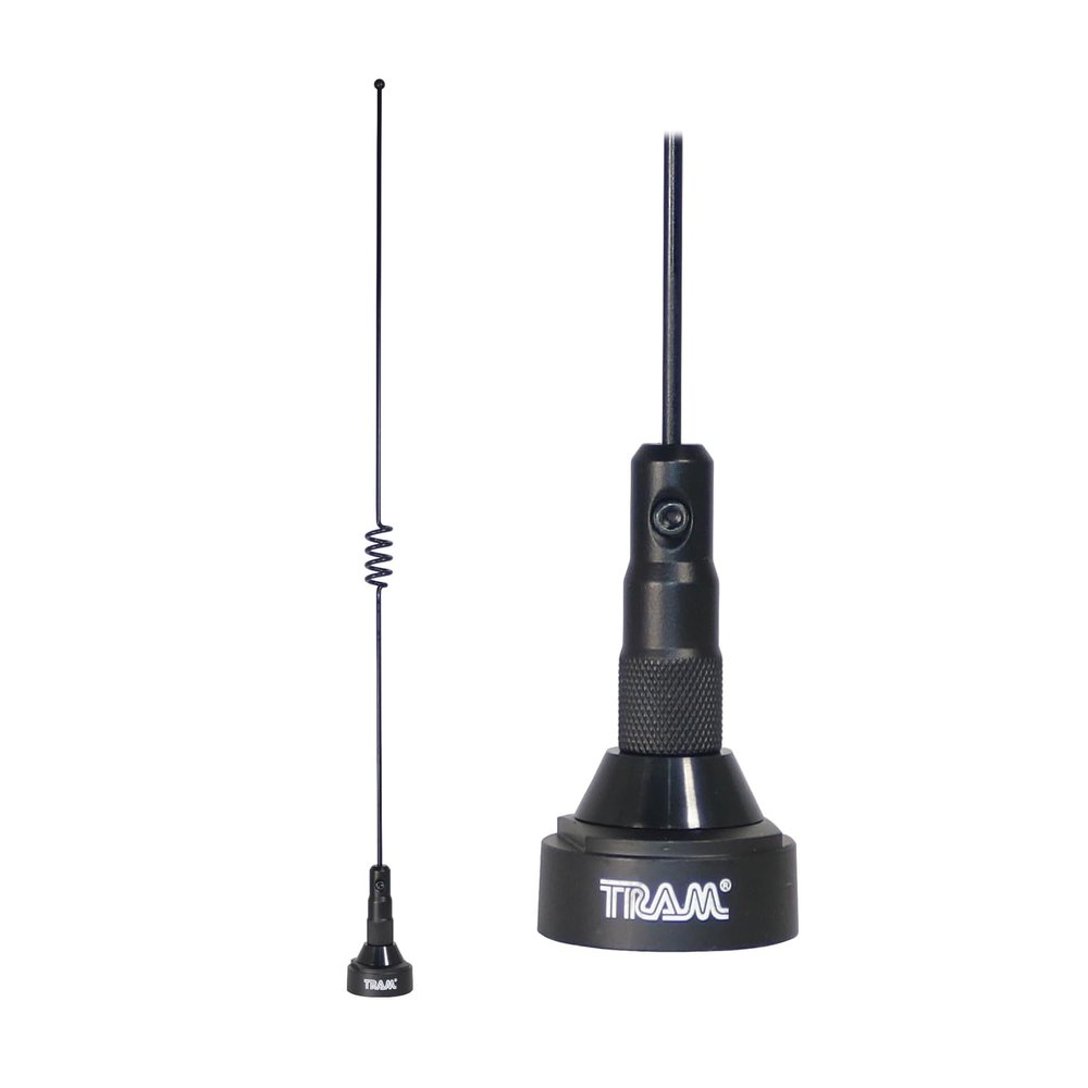 Tram 1181 Pretuned Dual-Band 140 MHz to 170 MHz VHF/430 MHz to 450 MHz UHF Amateur Radio Antenna with NMO Mounting