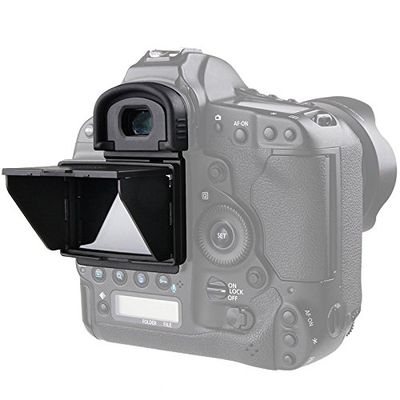 STSEETOP Camera LCD Sun Shade Sun Hood Camera LCD Viewfinder Professional Optical Sunshade with Screen Protector for Canon 1DX 1DX Mark II 1DX2