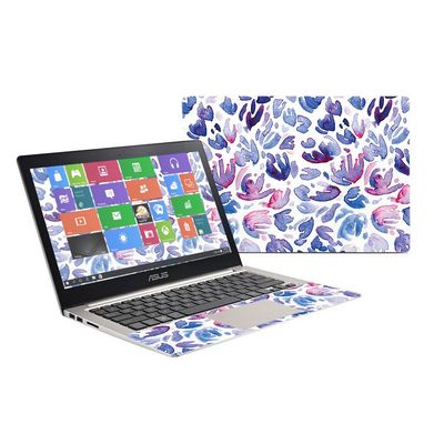 MightySkins Skin Compatible with Asus Zenbook 13.3" - Blue Petals | Protective, Durable, and Unique Vinyl Decal wrap Cover | Easy to Apply, Remove, and Change Styles | Made in The USA