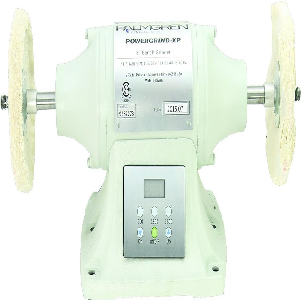 6" 3/4HP 115/240V Variable Speed Bench Buffer