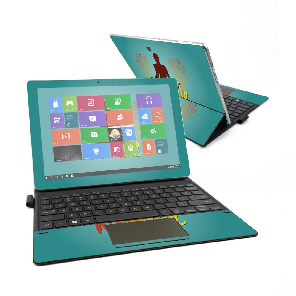MightySkins Skin Compatible with Samsung Galaxy Book 12" - Namaste | Protective, Durable, and Unique Vinyl Decal wrap Cover | Easy to Apply, Remove, and Change Styles | Made in The USA