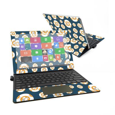 MightySkins Skin Compatible with Samsung Galaxy Book 12" - Mini Galaxy Bots | Protective, Durable, and Unique Vinyl Decal wrap Cover | Easy to Apply, Remove, and Change Styles | Made in The USA