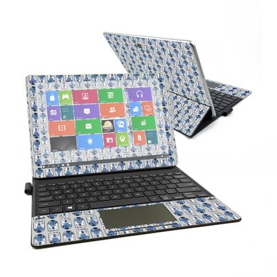 MightySkins Skin Compatible with Samsung Galaxy Book 12" - Galaxy Bots | Protective, Durable, and Unique Vinyl Decal wrap Cover | Easy to Apply, Remove, and Change Styles | Made in The USA