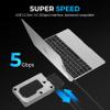 SABRENT USB Type-C to SSD/SATA/IDE 2.5/3.5/5.25-INCH Hard Drive Converter with UL Power Supply & LED Activity Lights [10TB Support] (USB-DS12) view 4