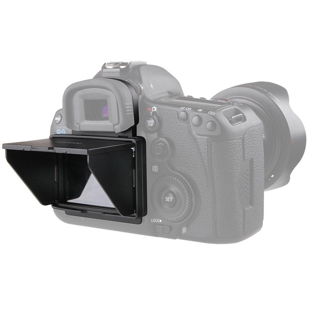 STSEETOP Camera LCD Sun Shade Sun Hood Camera LCD Viewfinder Professional Optical Sunshade with Screen Protector for Canon 5D Mark III IV 5D3 5D4
