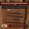 UJ Ramelson Intaglio and Dry Point Etching Scribing Tools Kit, Twisted Scriber, Scraper Burnisher, Hook, and Carbide Scribe, Printmaking Supplies view 2