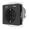 2USB inChargePRO USB AA Socket-Outlet 12W 2.4A Anthracite view 3