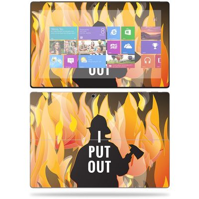 MightySkins Skin Compatible with Microsoft Surface Pro I Put Out | Protective, Durable, and Unique Vinyl Decal wrap Cover | Easy to Apply, Remove, and Change Styles | Made in The USA