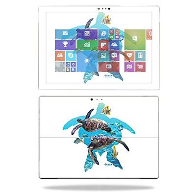 MightySkins Skin Compatible with Microsoft Surface Pro 3  Turtly Cool | Protective, Durable, and Unique Vinyl Decal wrap Cover | Easy to Apply, Remove, and Change Styles | Made in The USA