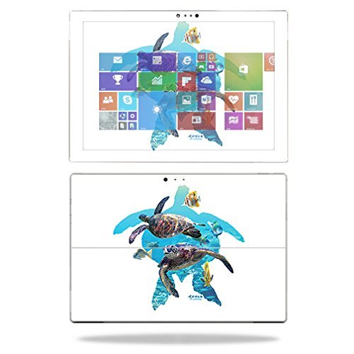 MightySkins Skin Compatible with Microsoft Surface Pro 3  Turtly Cool | Protective, Durable, and Unique Vinyl Decal wrap Cover | Easy to Apply, Remove, and Change Styles | Made in The USA