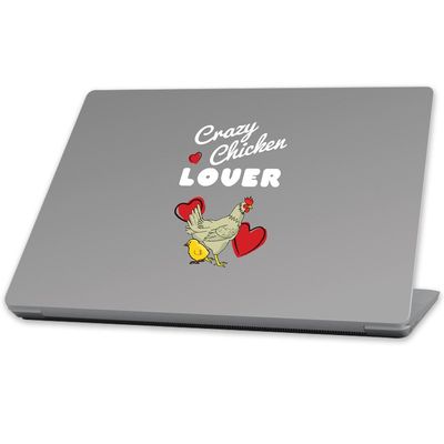 MightySkins Skin Compatible with Microsoft Surface Laptop  Crazy Chicken Lover | Protective, Durable, and Unique Vinyl Decal wrap Cover | Easy to Apply, Remove, and Change Styles | Made in The USA