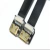 Black FPV HDMI Cable Mini HDMI Female mini HDMI Type C to Mini HDMI Female for brushless Gimbal handhold Gimbal dsrl FPV Ground Monitoring Aerial Shooting Drone rig. (10CM) view 3