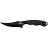 Fixed Blade Knife with Nylon Sheath Black Fixed Blade Knife, Black Nylon Fiber Handle, 9" view 1