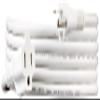 Amazon Basics Extension Cord, 10 Ft, 3-Prong Outlet Extender, Indoor Use, 13 Amps, 125V, White view 1