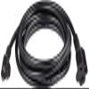 Amazon Basics Extension Cord, 10 Ft, 3 Prong Outlet Extender, Indoor, 13 Amps, 125V, Black view 2