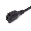 Amazon Basics Extension Cord, 10 Ft, 3 Prong Outlet Extender, Indoor, 13 Amps, 125V, Black view 3