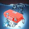 Estink Outdoor Survival Storage Box, Shockproof Box Plastic Tool Box Enclosure Airtight Survival Case Container Storage Travel Sealed Containers Carry Box For Camping Fishing (S, Orange) view 2