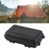 Shockproof Box, Plastic Tool Box Enclosure Airtight Survival Case Container Storage Travel Sealed Containers Carry Box for Camping Fishing Hiking Outdoor (S, Black) view 2