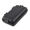 Shockproof Box, Plastic Tool Box Enclosure Airtight Survival Case Container Storage Travel Sealed Containers Carry Box for Camping Fishing Hiking Outdoor (S, Black) view 3