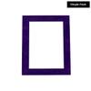 12x16 Mat for 8.5x11 Photo - Precut Purple Crocus Suede Picture Matboard for Frames Measuring 12 x 16 Inches - Bevel Cut Matte to Display Art Measuring 8.5 x 11 Inches - Acid Free ONE MAT view 3