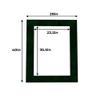 Poster Palooza 28x40 Mat for 24x36 Photo - Precut Green Suede Picture Matboard for Frames Measuring 28 x 40 Inches - Bevel Cut Matte to Display Art Measuring 24 x 36 Inches - Acid Free ONE MAT view 2
