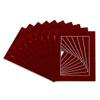 Poster Palooza 16x20 Mat for 13x19 Photo - Precut Bright Red Suede Picture Matboard for Frames Measuring 16 x 20 Inches - Bevel Cut Matte to Display Art Measuring 13 x 19 Inches - Acid Free ONE MAT view 1