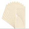 11x17 Mat for 8.5x11 Photo - Precut Fresh Linen Canvas Picture Matboard for Frames Measuring 11 x 17 Inches - Bevel Cut Matte to Display Art Measuring 8.5 x 11 Inches - Acid Free ONE MAT view 1