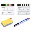 Acrylic Clapboard Slate Film Director Accessory Action Studio Camera Photography Video Slateboard-English Version view 3